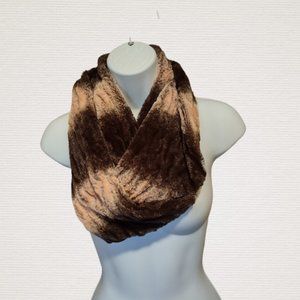 Infinity Scarf Brown Peach